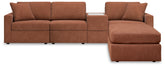 Hoover Furniture Outlet - Ashley Furniture - Modmax 4-Piece Sectional and Ottoman - 4-Piece Sectional and Ottoman - 92102U12