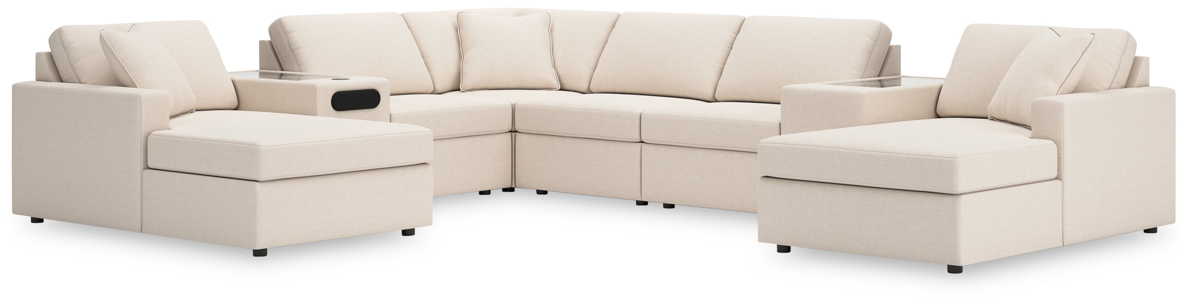 Hoover Furniture Outlet - Ashley Furniture - Modmax 8-Piece Sectional with Chaise - RAF 8-Piece Sectional with Chaise - 92103S31