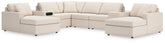 Hoover Furniture Outlet - Ashley Furniture - Modmax 8-Piece Sectional with Chaise - RAF 8-Piece Sectional with Chaise - 92103S31