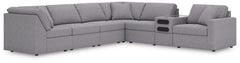 Hoover Furniture Outlet - Ashley Furniture - Modmax 7-Piece Sectional - 7-Piece Sectional with Audio Console - 92104S34