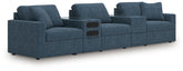 Hoover Furniture Outlet - Ashley Furniture - Modmax 5-Piece Sectional with Audio System - RAF 5-Piece Sectional with Audio System - 92121S64