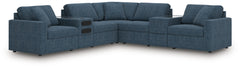 Hoover Furniture Outlet - Ashley Furniture - Modmax 7-Piece Balanced Sectional with Audio and Storage Consoles - RAF 7-Piece Balanced Sectional with Audio and Storage Consoles - 92121S69