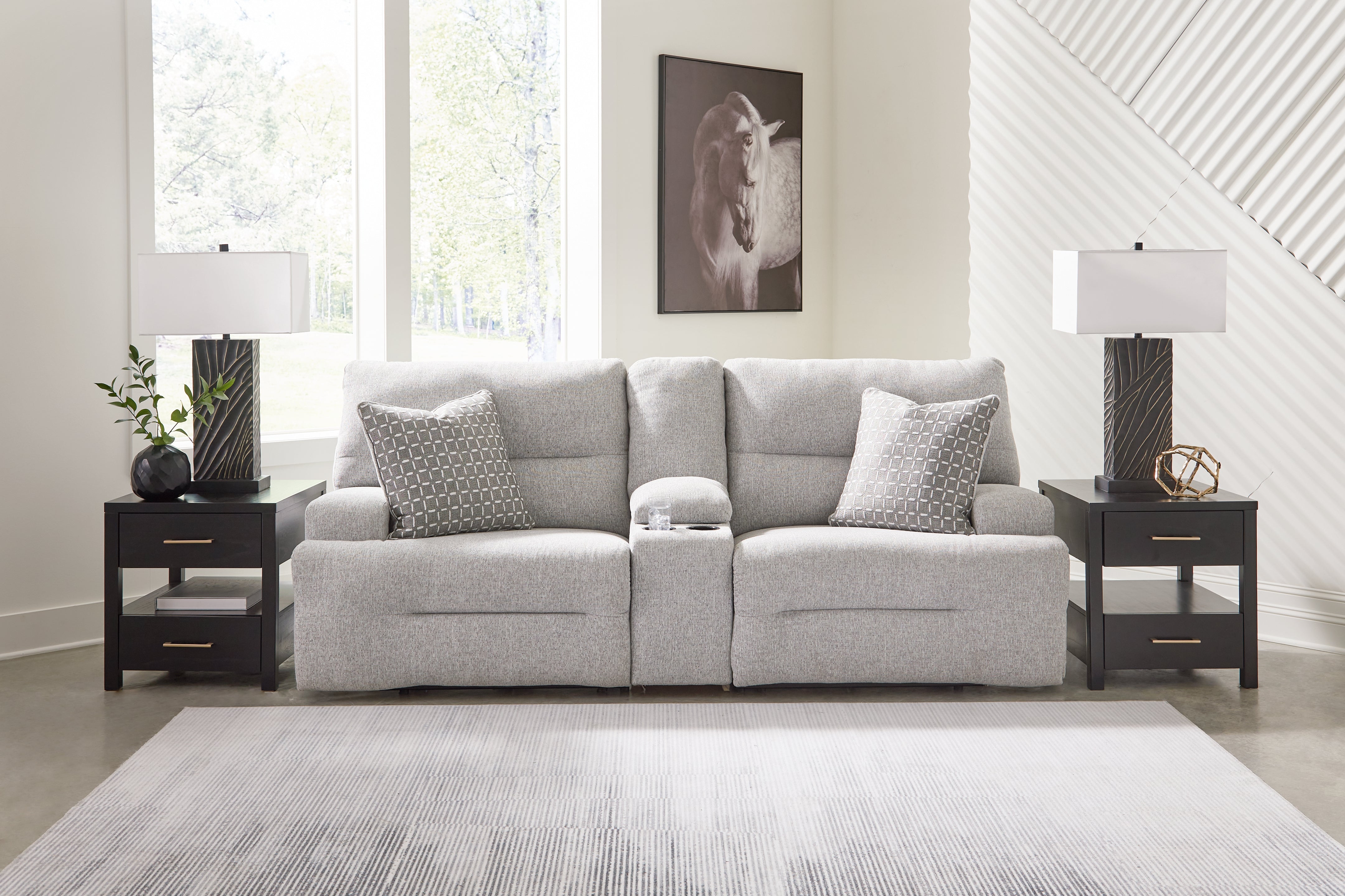 Hoover Furniture Outlet - Ashley Furniture - Acklen Place 3-Piece Sectional - 3-Piece Sectional - 93605S10
