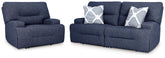 Hoover Furniture Outlet - Ashley Furniture - Acklen Place 2-Piece Sectional and Oversized Recliner - 2-Piece Sectional and Oversized Recliner - 93607U1