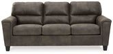 Hoover Furniture Outlet - Ashley Furniture - Navi Queen Sofa Sleeper - Queen Sofa Sleeper / Smoke - 9400239