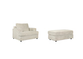 Hoover Furniture Outlet - Ashley Furniture - Soletren Chair and Ottoman - Chair and Ottoman - 95104U1