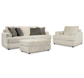 Hoover Furniture Outlet - Ashley Furniture - Soletren Sofa, Chair, and Ottoman - Sofa, Chair, and Ottoman - 95104U4