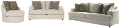 Hoover Furniture Outlet - Ashley Furniture - Soletren Sofa, Loveseat and Accent Chair - Sofa, Loveseat and Accent Chair - 95104U10