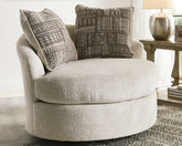 Hoover Furniture Outlet - Ashley Furniture - Soletren Accent Chair - Swivel Accent Chair - 9510444