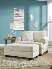 Monaghan Oversized Chair and Ottoman