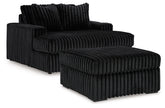 Hoover Furniture Outlet - Ashley Furniture - Midnight-Madness Oversized Chaise and Oversized Accent Ottoman - Oversized Chaise and Oversized Accent Ottoman - 98103U10