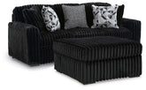 Hoover Furniture Outlet - Ashley Furniture - Midnight-Madness Sofa and Oversized Ottoman - Sofa and Oversized Ottoman - 98103U16