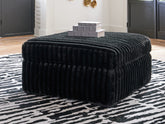 Hoover Furniture Outlet - Ashley Furniture - Midnight-Madness Oversized Accent Ottoman - Oversized Accent Ottoman - 9810308