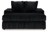 Hoover Furniture Outlet - Ashley Furniture - Midnight-Madness Super Chaise and Oversized Chaise - Super Chaise and Oversized Chaise / Onyx - 98103U12