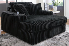 Hoover Furniture Outlet - Ashley Furniture - Midnight-Madness Oversized Chaise - Oversized Chaise - 9810315