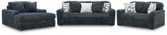 Hoover Furniture Outlet - Ashley Furniture - Midnight-Madness Sofa, Loveseat and Oversized Chaise - Sofa, Loveseat and Oversized Chaise - 98105U2