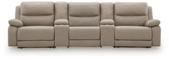 Narwhal Place 5-Piece Reclining Sectional with Storage Consoles