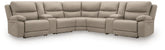 Hoover Furniture Outlet - Ashley Furniture - Narwhal Place 7-Piece Reclining Sectional with Storage Consoles - 7-Piece Reclining Sectional with Storage Consoles - PC99201S34