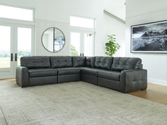 Hoover Furniture Outlet - Ashley Furniture - Brindley Pier 5-Piece Sectional - RAF 5-Piece Sectional - 99503S3