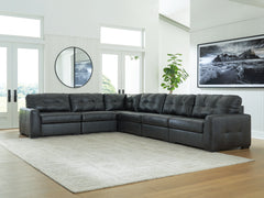 Hoover Furniture Outlet - Ashley Furniture - Brindley Pier 6-Piece Sectional - RAF 6-Piece Sectional - 99503S5