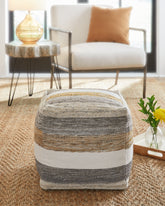 Hoover Furniture Outlet - Ashley Furniture - Josalind Pouf - Pouf - A1000935