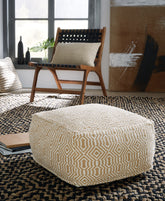 Hoover Furniture Outlet - Ashley Furniture - Adamont Pouf - Pouf - A1001059