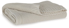 Hoover Furniture Outlet - Ashley Furniture - Gayelery Throw (Set of 3) - Throw (3/CS) / Sand - A1001084