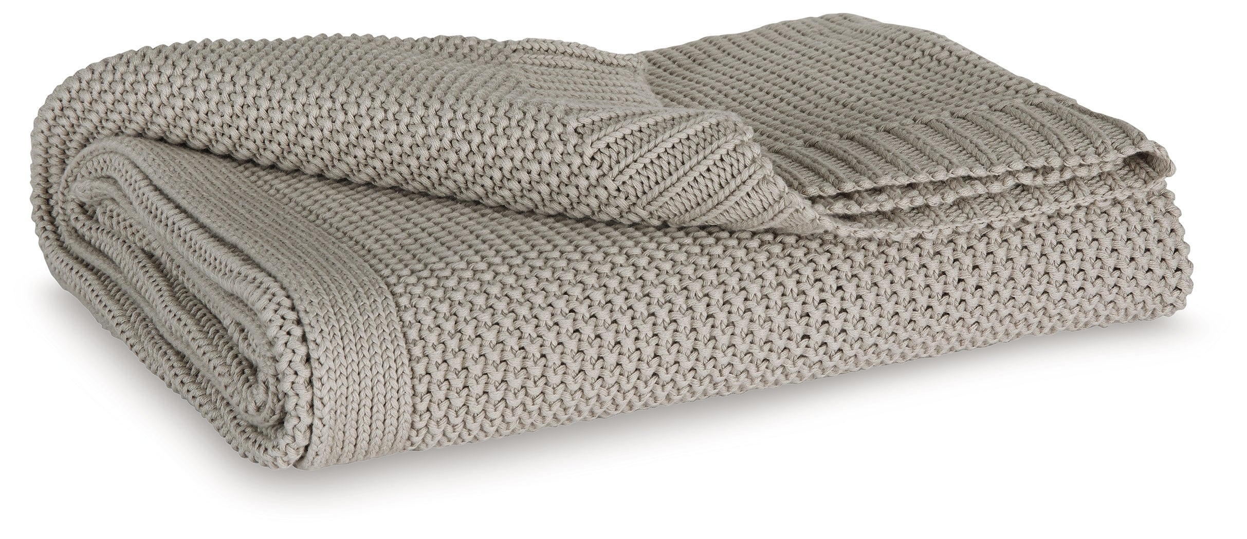 Hoover Furniture Outlet - Ashley Furniture - Gayelery Throw (Set of 3) - Throw (3/CS) / Gray - A1001085