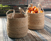 Hoover Furniture Outlet - Ashley Furniture - Brayton Basket (Set of 2) - Basket Set (Set of 2) - A2000094