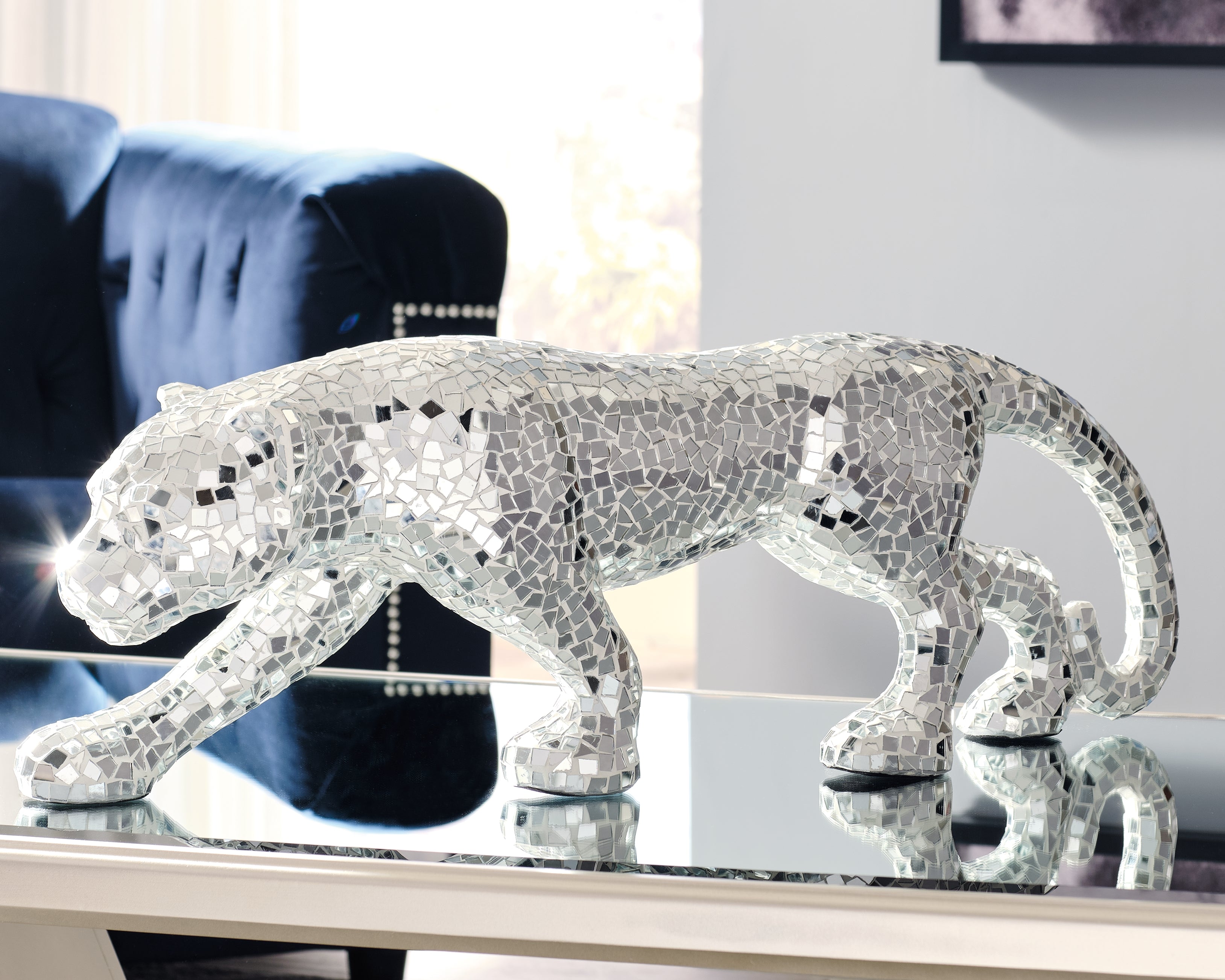 Hoover Furniture Outlet - Ashley Furniture - Drice Panther Sculpture - Sculpture - A2000412