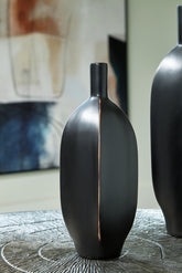 Hoover Furniture Outlet - Ashley Furniture - Rhaveney Vase (Set of 3) - Vase (3/CS) - A2000550