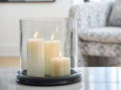 Hoover Furniture Outlet - Ashley Furniture - Saskia Candle Holder - Candle Holder - A2000846