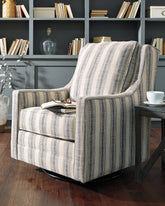 Hoover Furniture Outlet - Ashley Furniture - Kambria Swivel Glider Accent Chair - Swivel Glider Accent Chair - A3000207