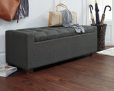 Hoover Furniture Outlet - Ashley Furniture - Cortwell Storage Bench - Storage Bench - A3000224