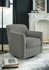 Hoover Furniture Outlet - Ashley Furniture - Bradney Swivel Accent Chair - Swivel Accent Chair - A3000326
