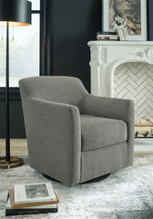 Hoover Furniture Outlet - Ashley Furniture - Bradney Swivel Accent Chair - Swivel Accent Chair - A3000326
