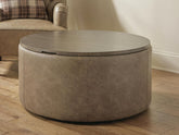 Hoover Furniture Outlet - Ashley Furniture - Bethanstone Storage Ottoman - Storage Ottoman - A3000846