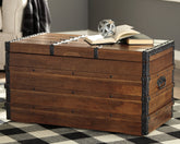 Hoover Furniture Outlet - Ashley Furniture - Kettleby Storage Trunk - Storage Trunk - A4000096