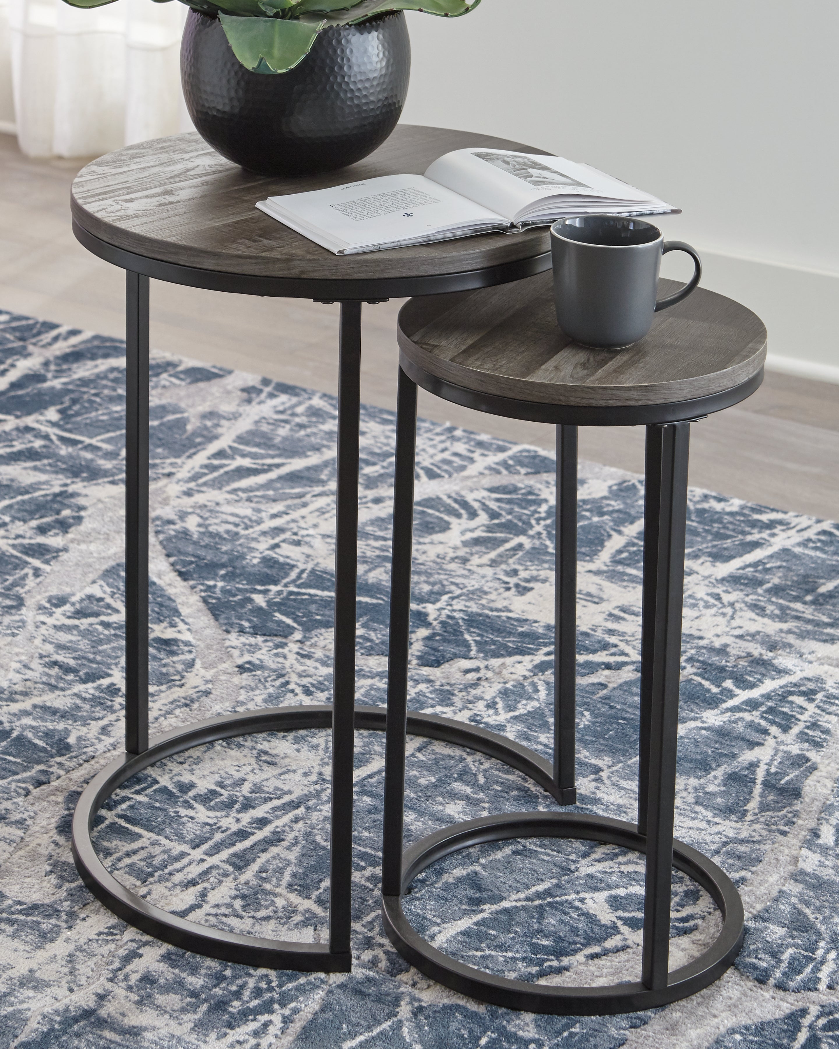 Hoover Furniture Outlet - Ashley Furniture - Briarsboro Accent Table (Set of 2) - Accent Table Set (Set of 2) - A4000231