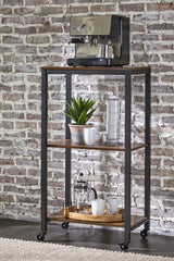Hoover Furniture Outlet - Ashley Furniture - Bevinfield Bar Cart - Bar Cart - A4000394
