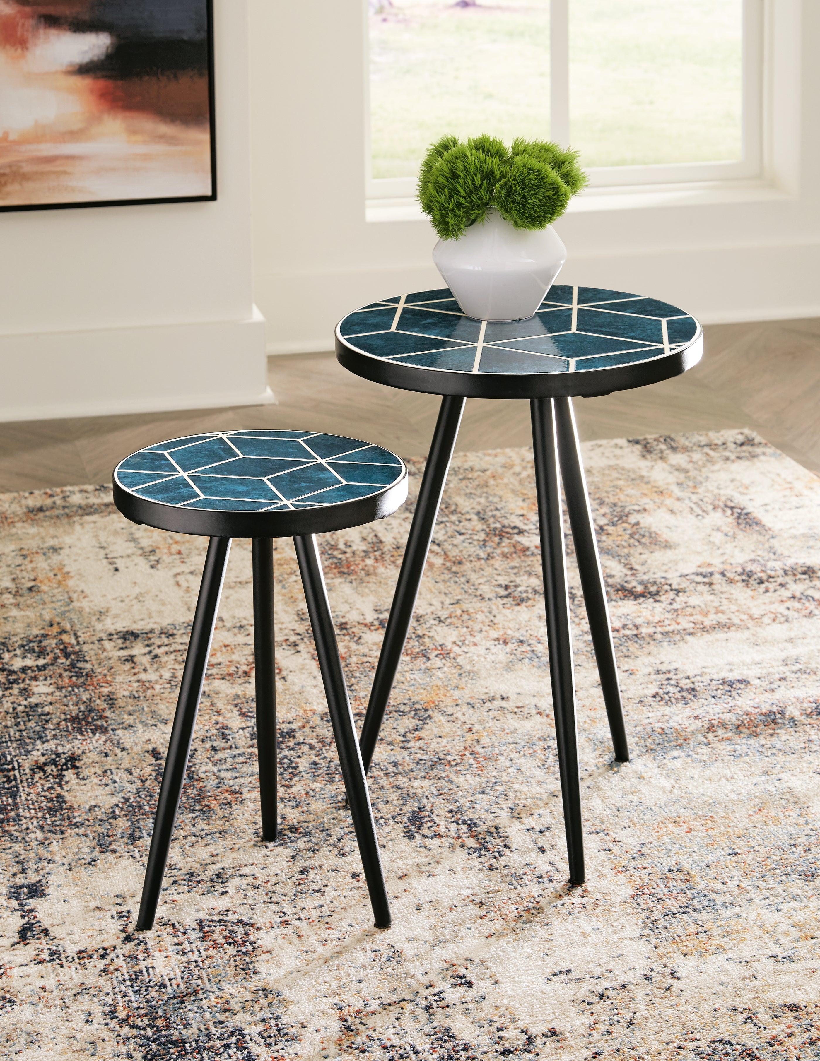 Hoover Furniture Outlet - Ashley Furniture - Clairbelle Accent Table (Set of 2) - Accent Table (Set of 2) - A4000523