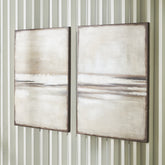 Hoover Furniture Outlet - Ashley Furniture - Brockdunn Wall Art (Set of 2) - Wall Art Set (Set of 2) - A8000403