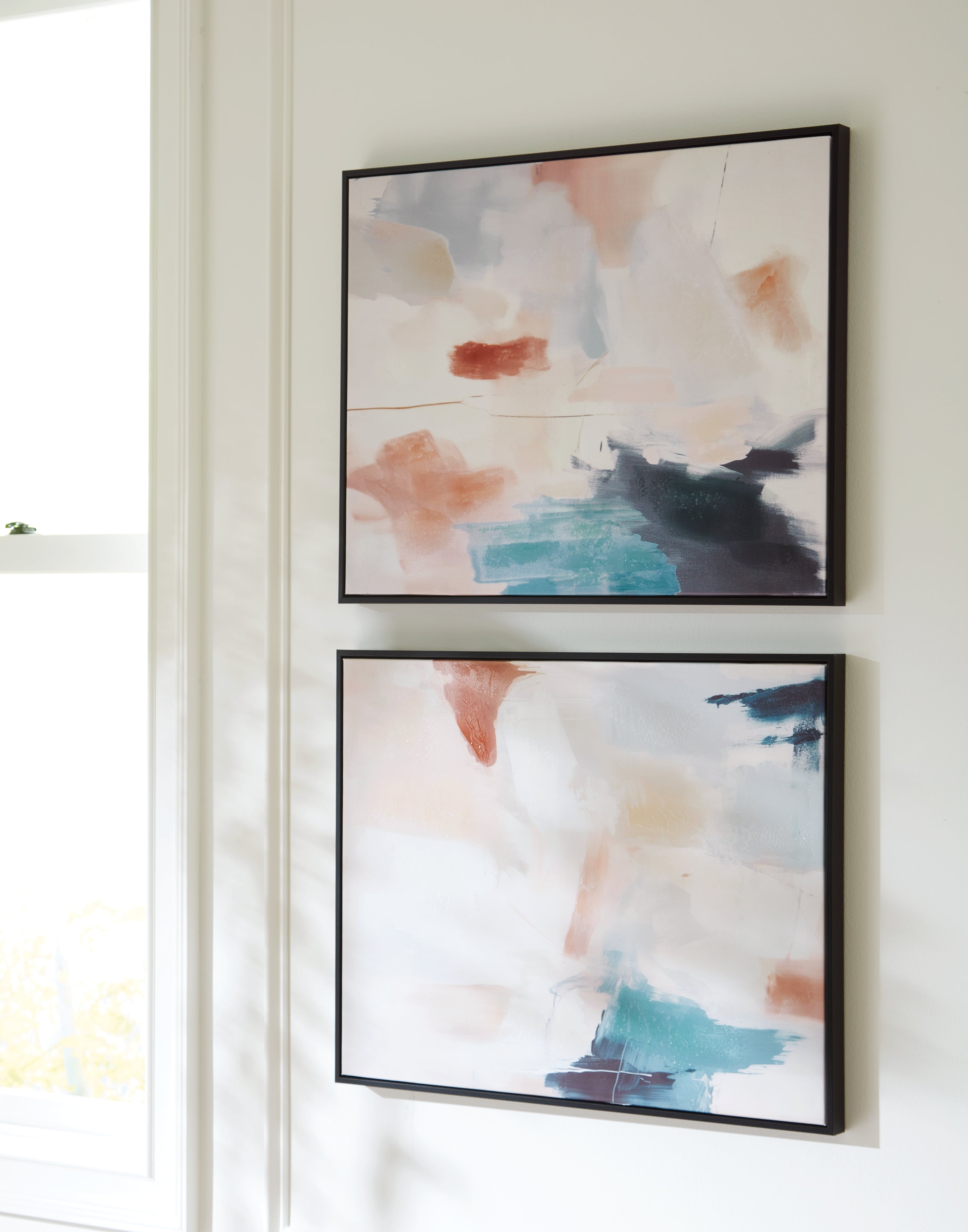 Hoover Furniture Outlet - Ashley Furniture - Caldish Wall Art (Set of 2) - Wall Art Set (Set of 2) - A8000415