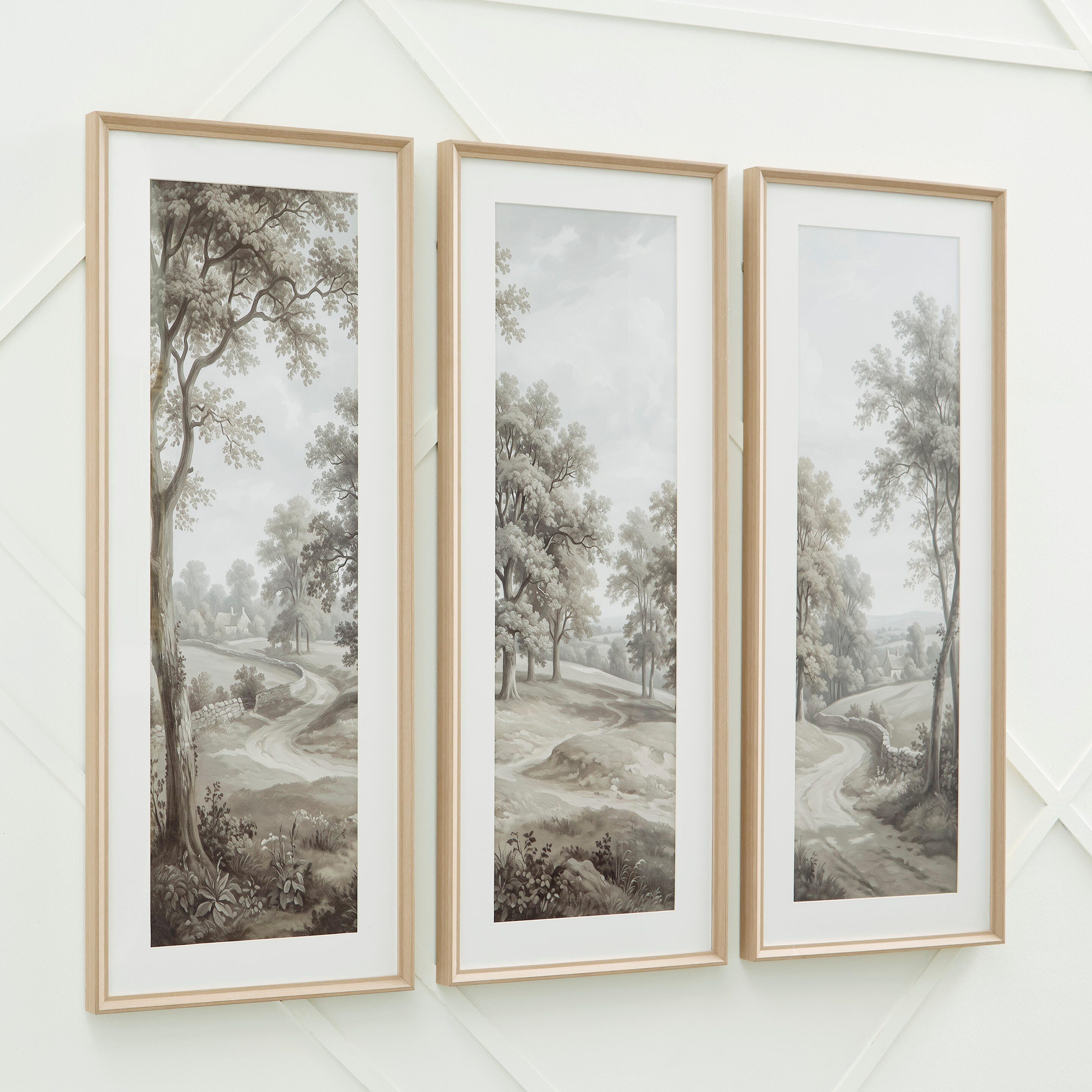 Hoover Furniture Outlet - Ashley Furniture - Dixonburg Wall Art (Set of 3) - Wall Art Set (3/CN) - A8000562