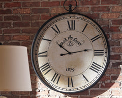Hoover Furniture Outlet - Ashley Furniture - Augustina Wall Clock - Wall Clock - A8010110