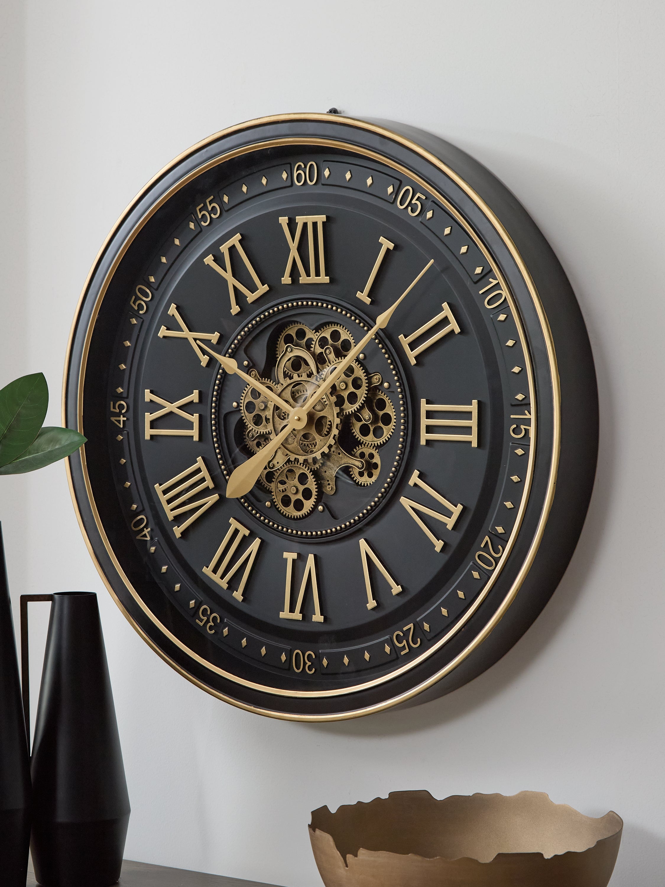 Hoover Furniture Outlet - Ashley Furniture - Dairton Wall Clock - Wall Clock - A8010385