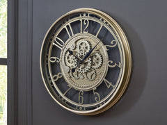 Hoover Furniture Outlet - Ashley Furniture - Gilover Wall Clock - Wall Clock - A8010386