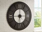 Hoover Furniture Outlet - Ashley Furniture - Lytle Wall Clock - Wall Clock - A8010453
