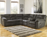 Hoover Furniture Outlet - Ashley Furniture - Tambo 2-Piece Reclining Sectional - 2-Piece Reclining Sectional - 27801S1