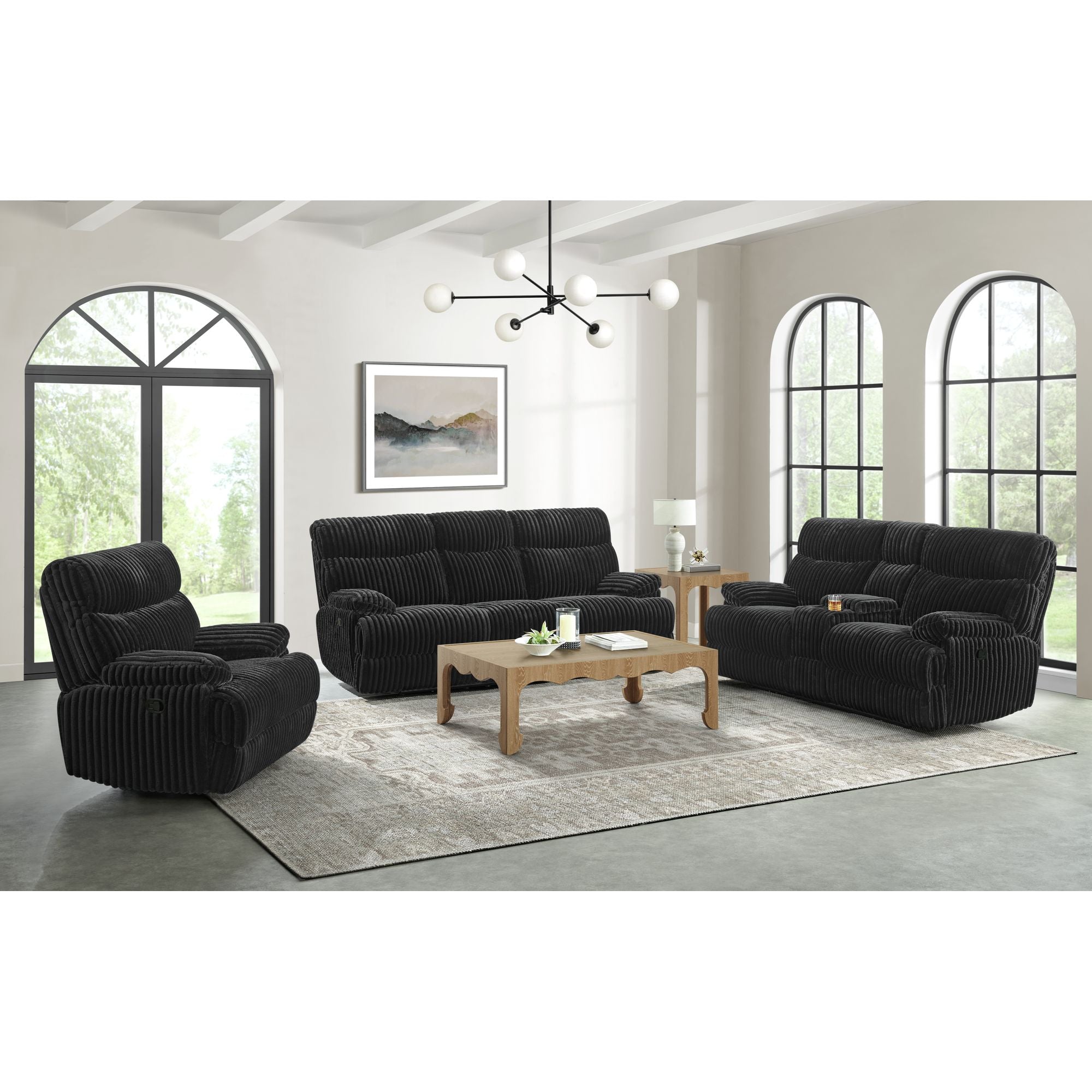 Admiral Motion Recliner in Masis Black – SKU U-16220-8847-105 | Elements